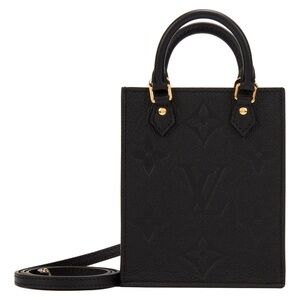 Louis Vuitton Black Mini Sac Plat